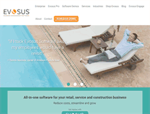 Tablet Screenshot of evosus.com
